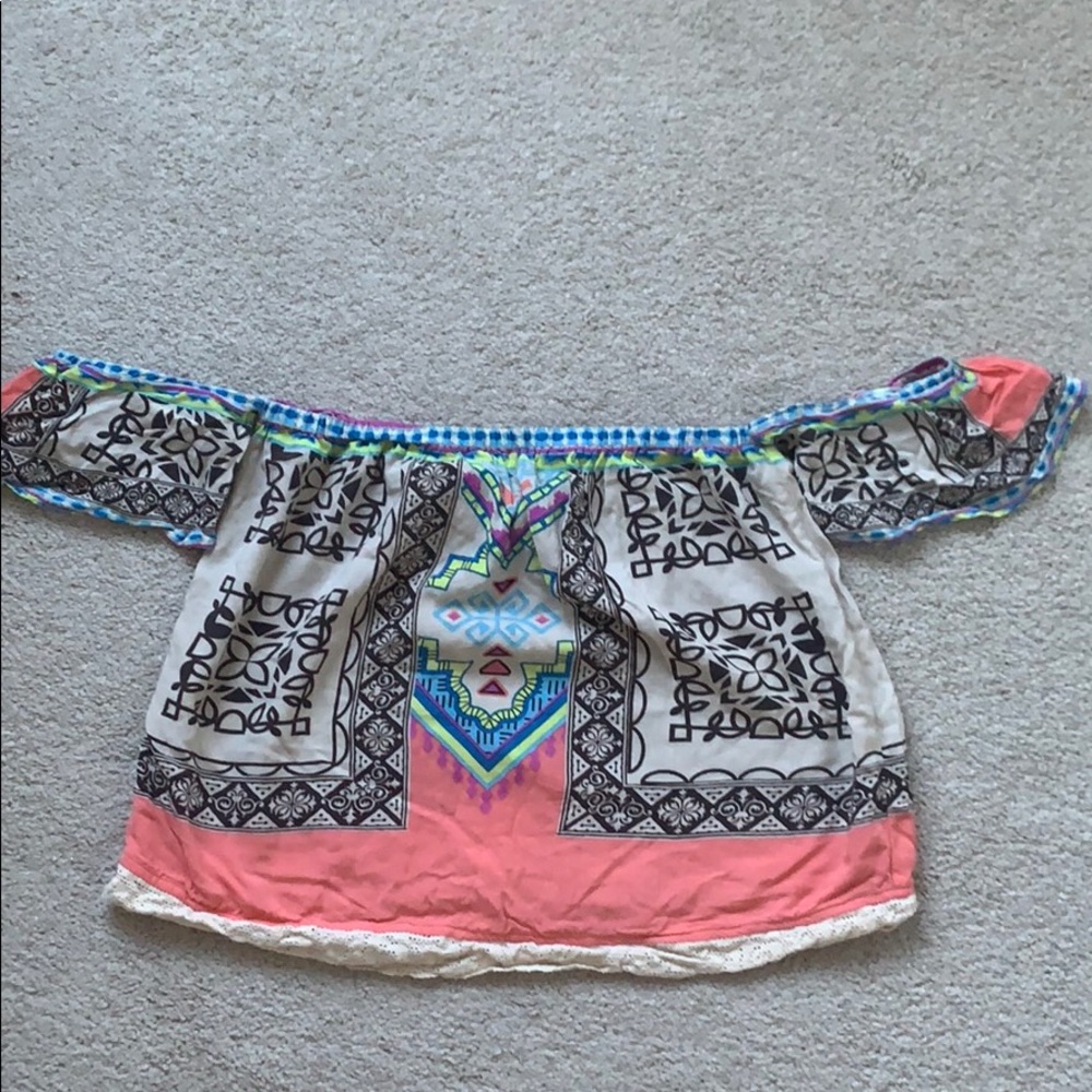 Cute Boho Off-the-shoulder Top